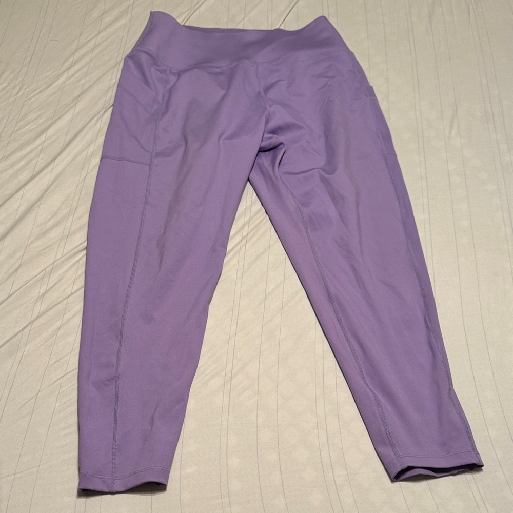 Fashion Nova Lavender High-Waisted Leggings